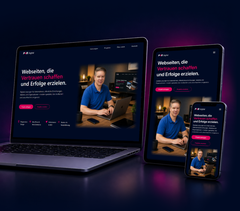 p4b digital webdesign wordpress woocommerce mobile 768x676